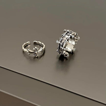 Vintage Gothic Cross Ring