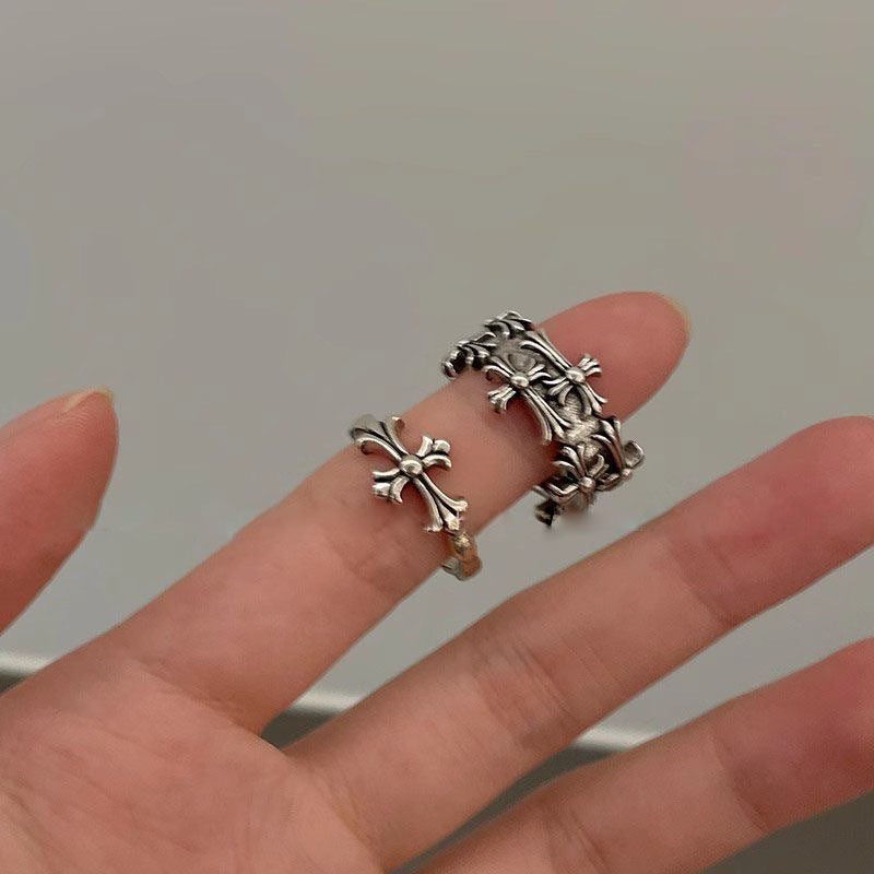 Vintage Gothic Cross Ring